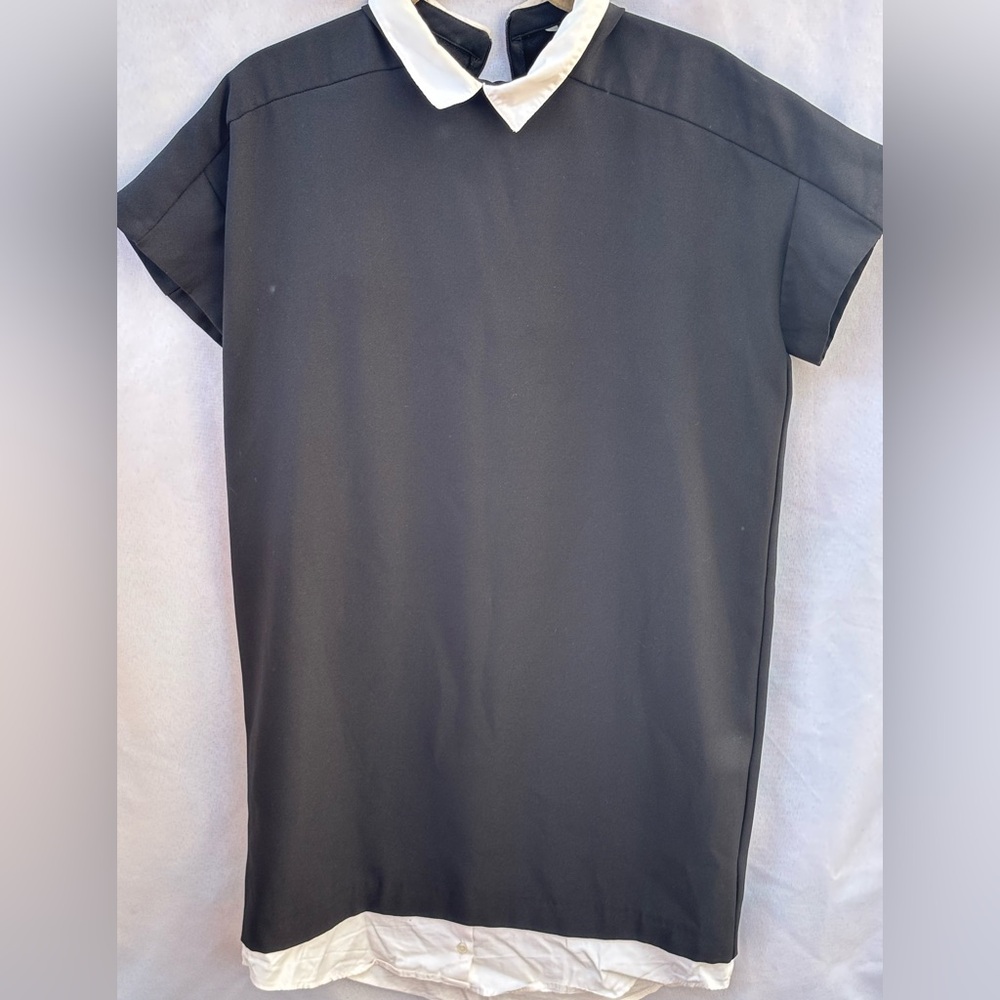 Zara Monochrome Asymmetrical‎ Dress